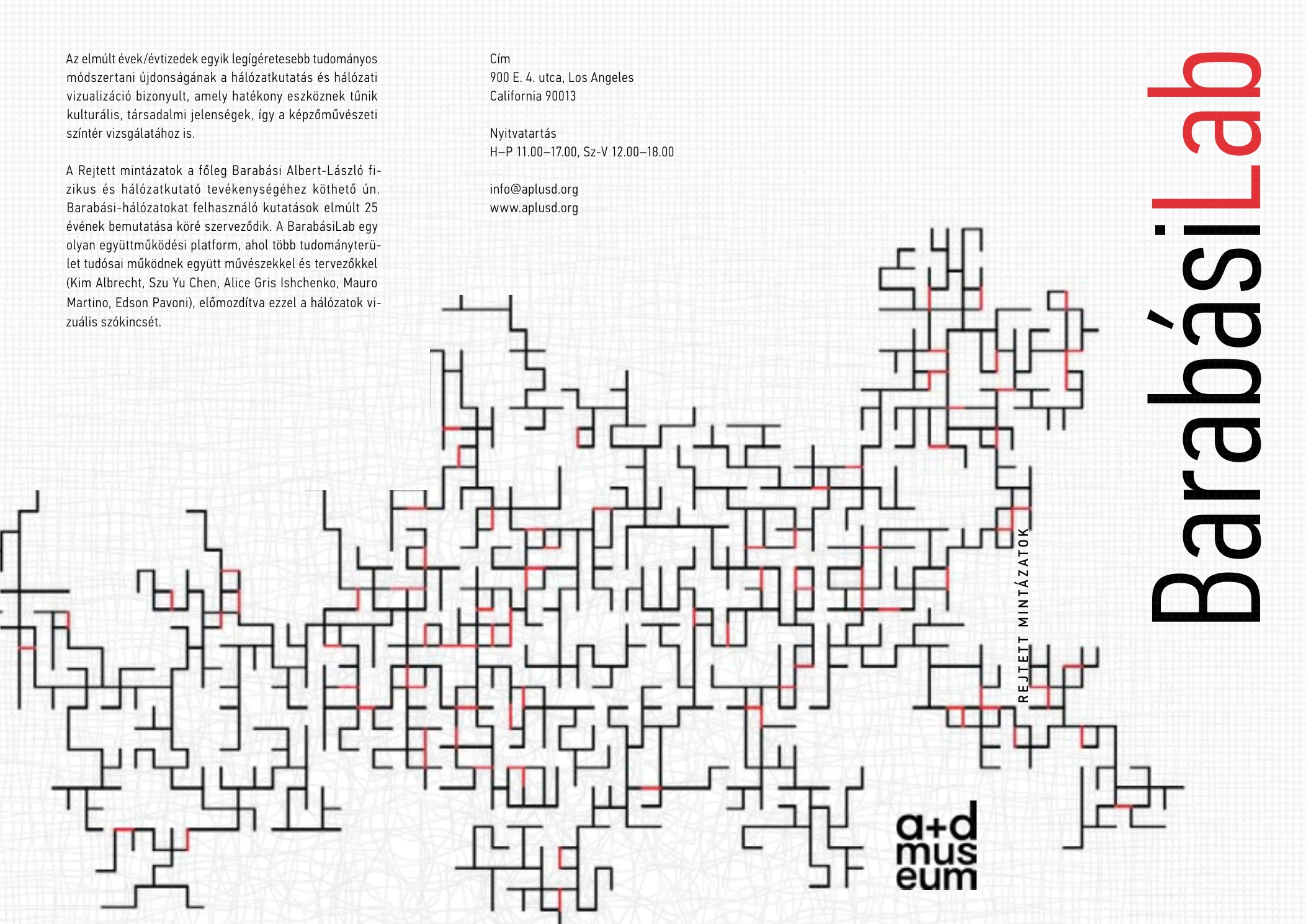 BarabásiLab Hidden Patterns editorial design — page one