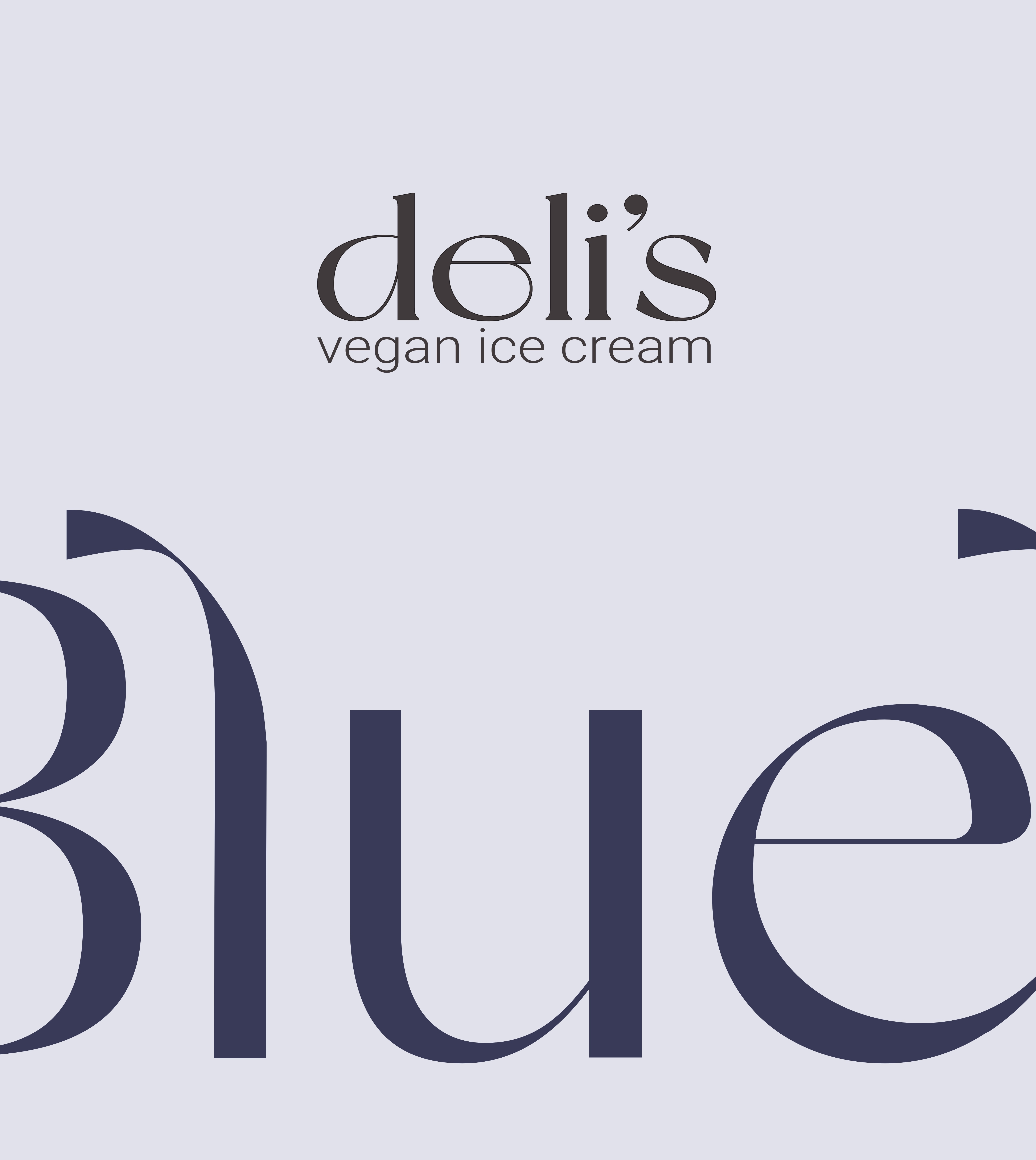 Deli’s Blue packaging design