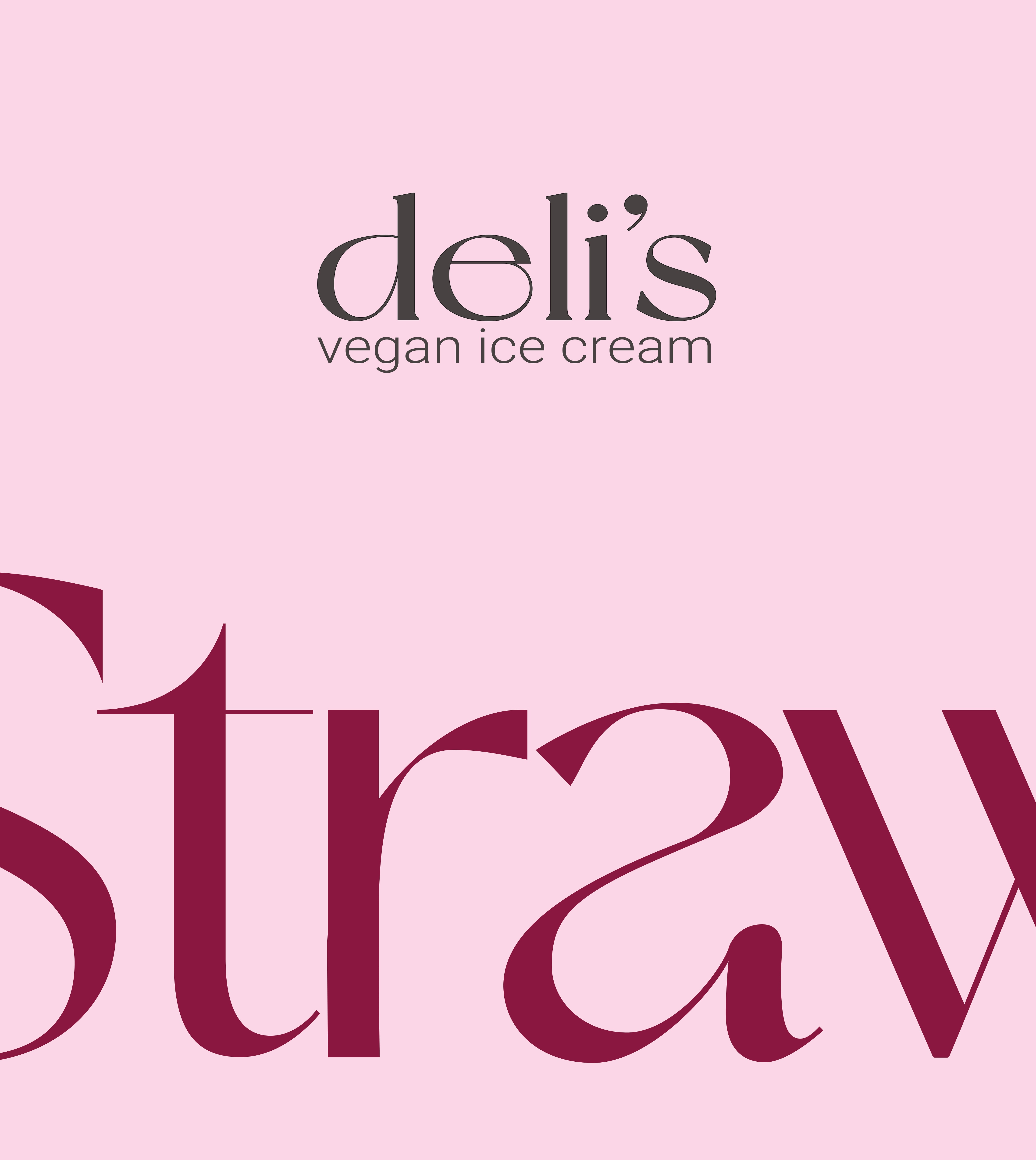 Deli’s Strawberry packaging design
